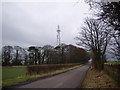 Haddington's TV relay mast in EH41 4LD