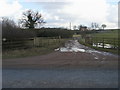 Footpath across the drive in MK18 2FE
