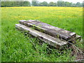 Railway sleepers near Hatch Beauchamp in TA3 6TW