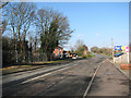 View north along Lowestoft Road in Hopton on Sea
