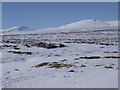 Moorland drainage between Allt Geallaidh and Sronphadruig Lodge in PH18 5UQ