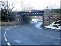 Caergwrle railway bridge and Bridge End in Hope (Flintshire)