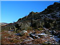 Rock outcrops above Hebden Beck in BD23 5DL