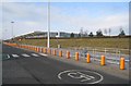 Orange bollards - orange car park in CM22 6PF