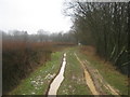 Byway leading to Bromley Green Road in Bromley Green