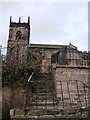Hooton Roberts Church and steps in S65 4PF
