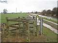 Unused kissing gate on the Royal Military Canal Path in TN26 2NT