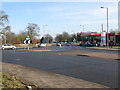 2 Roundabouts at a Staggered Crossroads on Wellhall Road, Hamilton in ML3 8UD