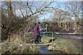 Footbridge over the Marlbank Brook in WR13 6LE
