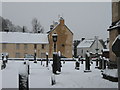 Dunblane in Winter: The Dean's House and Leighton Library. in FK15 0BD