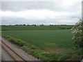 Railway and fields in B48 7SE
