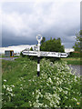Holland County Council fingerpost road sign, Low Fulney, Lincs in PE12 6RL