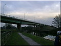 Selby  Canal  A63  Bridge in Brayton