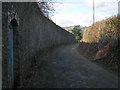 Daracombe's wall by Howton Road in TQ12 1QQ