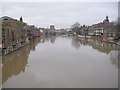River Ouse - from Skeldergate Bridge in YO10 5AT