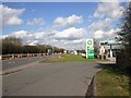 Exit slip road, A46 southbound services, Warwick in CV35 8UR