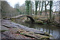 So-called "Roman Bridge", Strawberry Hill on R. Goyt in SK6 7DT