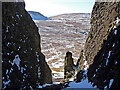 Gully in the south face of Preshal Mor in IV47 8SF