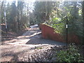 Footpath junction near Hurst Wood in TN4 8PL
