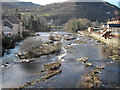 River Dee from Llangollen Bridge in LL20 8SS