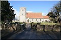 Entrance to the church in RG20 6QT