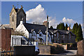 Cottages and tower - St George's in St. Georges-super-Ely Community