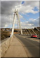 Looking across Chartist Bridge, Blackwood, from the west in NP12 0PF