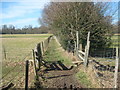 Footpath crosses the Tunbridge Wells Circular Path in TN3 9SS