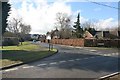Road opposite the school in RG20 6NE