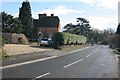 School road past the school house in RG20 6NE