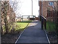 Footpath to Northwood, Wadsley Park Village, Sheffield in S6 1QT