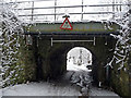 Railway bridge over Mayroyd Lane in HX7 6JP