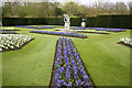 Anglesey Abbey Formal Garden in Spring in CB25 9EN
