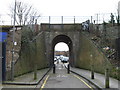 Railway bridge over Winders Road in SW11 2DU