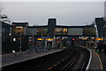 Footbridge at Sevenoaks Station in TN13 3HY