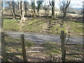 Footpath crosses Burrswood access road in TN3 9QJ