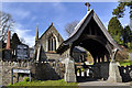St Catwg's church and lych gate - Pentyrch in CF15 9TE
