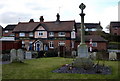 Churchyard and pub, Great Blakenham in IP6 0FT