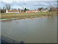 Guyhirn - Below the water level of The Nene in Guyhirn