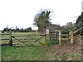 Kissing gate on footpath in PE34 3QH