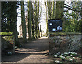 Path to St Mary's church in PE33 0EE