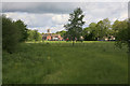View across The Bickerley from Castleman Trailway in BH24 1EG