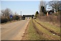 Potterhanworth station bridge on Station Road in LN4 2DX