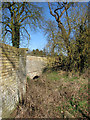 Bridge over filled-in ditch in PE33 0SB