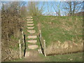 Steps near Usher Wood Lake Embankment in TN30 7NA