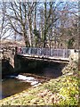 Footbridge over Holme Beck in BD20 7EY