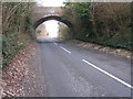 Bridge over a lane in RG25 2JZ
