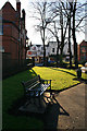 Bench in St Laurence's church yard in NG10 2FD