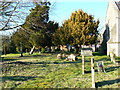 The western end of All Saints' churchyard, All Cannings in SN10 3PF