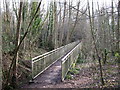 Footbridge over small stream in TN37 7PB